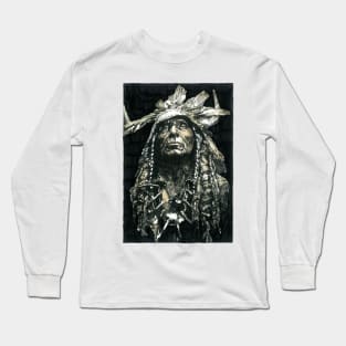 Warrior The North American Indian Long Sleeve T-Shirt